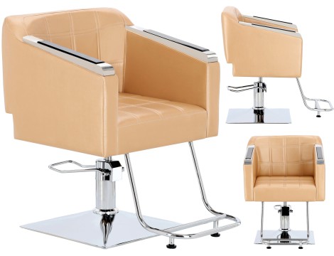 Fotel fryzjerski Pikos hydrauliczny obrotowy do salonu fryzjerskiego podnóżek krzesło fryzjerskie