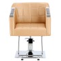 Fotel fryzjerski Pikos hydrauliczny obrotowy do salonu fryzjerskiego podnóżek krzesło fryzjerskie - 5