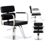 Fotel fryzjerski Finn hydrauliczny obrotowy do salonu fryzjerskiego podnóżek krzesło fryzjerskie