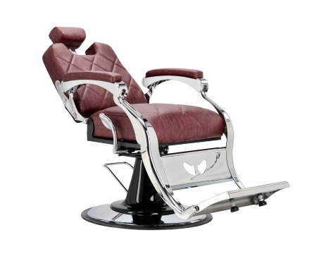 Fotel fryzjerski barberski hydrauliczny do salonu fryzjerskiego barber shop Dion Barberking produkt złożony - 4