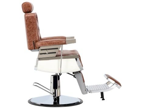 Fotel fryzjerski barberski hydrauliczny do salonu fryzjerskiego barber shop Santino Barberking produkt złożony - 3