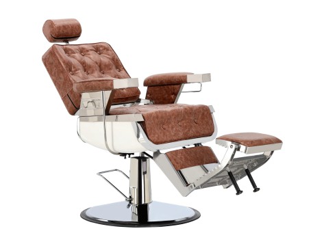 Fotel fryzjerski barberski hydrauliczny do salonu fryzjerskiego barber shop Santino Barberking produkt złożony - 5