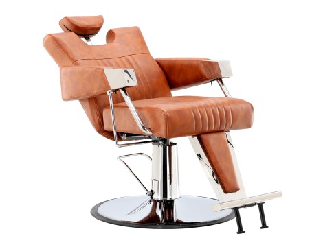 Fotel fryzjerski barberski hydrauliczny do salonu fryzjerskiego barber shop Tyrs Barberking produkt złożony - 7