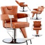 Fotel fryzjerski barberski hydrauliczny do salonu fryzjerskiego barber shop Tyrs Barberking produkt złożony