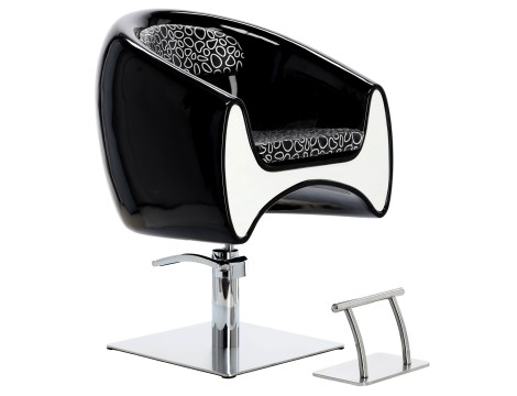 Fotel fryzjerski hydrauliczny obrotowy do salonu fryzjerskiego podnóżek krzesło fryzjerskie - 2