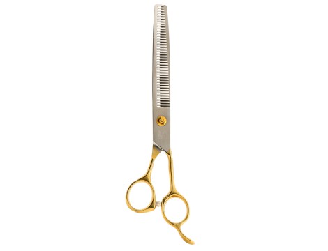 WOLF Zestaw fryzjerski groomerski nożyczki degażówki do strzyżenia włosów 7'0 linia Superior - 2