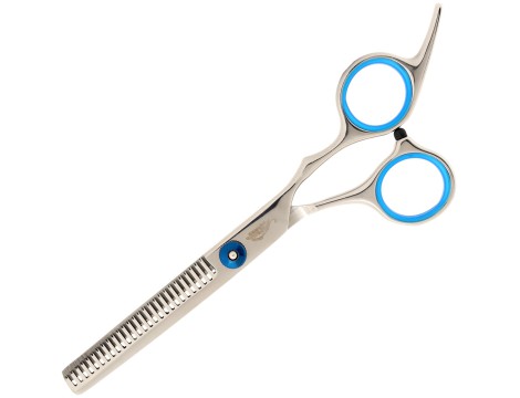 GEPARD zestaw fryzjerski degażówki nożyczki nożyczki gięte groomerskie 3,5 + futerał + stalowy grzebień fryzjerski do strzyżenia włosów do salonu - 4