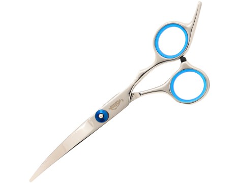 GEPARD zestaw fryzjerski degażówki nożyczki nożyczki gięte groomerskie 3,5 + futerał + stalowy grzebień fryzjerski do strzyżenia włosów do salonu - 3