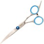 GEPARD zestaw fryzjerski degażówki nożyczki nożyczki gięte groomerskie 3,5 + futerał + stalowy grzebień fryzjerski do strzyżenia włosów do salonu - 3