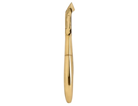Cążki do skórek paznokci obcinaczki nożyczki kosmetyczne manicure gabinet SPA złote - 5
