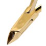 Cążki do skórek paznokci obcinaczki nożyczki kosmetyczne manicure gabinet SPA złote - 7