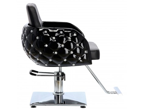 Zestaw myjnia fryzjerska i 2 x fotel fryzjerski hydrauliczny obrotowy z podnóżkiem do salonu fryzjerskiego myjka misa ceramiczna armatura bateria słuchawka - 9