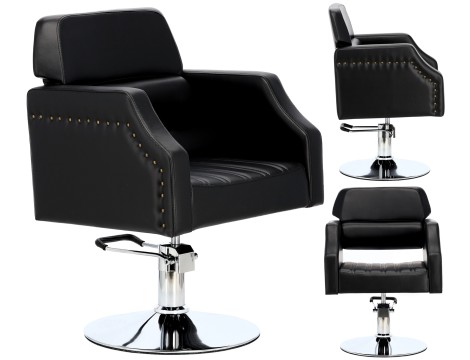 Fotel fryzjerski Dominic hydrauliczny obrotowy do salonu fryzjerskiego krzesło fryzjerskie