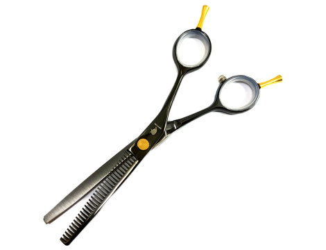 GEPARD Degażówki nożyczki praworęczne 6,0 klasyczne fryzjerskie do strzyżenia włosów do salonu linia Classic