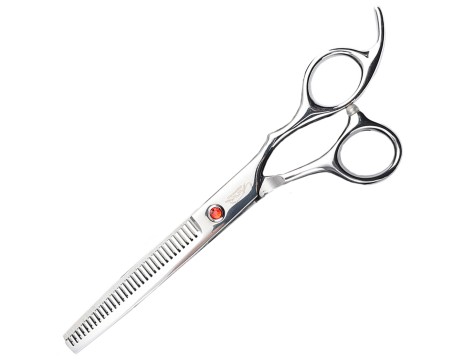 GEPARD Degażówki nożyczki praworęczne groomerskie 7,0 offset fryzjerskie do strzyżenia włosów do salonu linia Superior