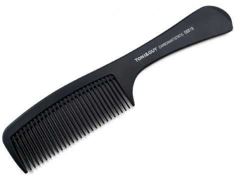 Zestaw grzebieni fryzjerskich do strzyżenia włosów 20 sztuk karbonowe czarne - 6