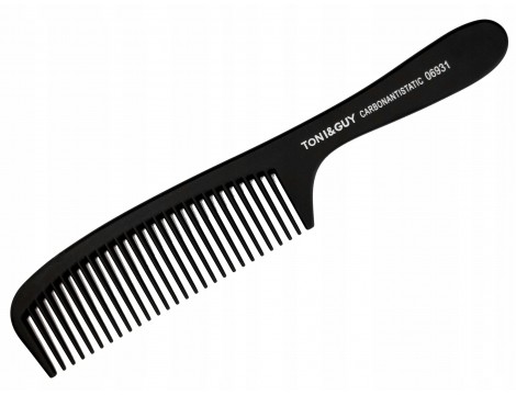 Zestaw grzebieni fryzjerskich do strzyżenia włosów 20 sztuk karbonowe czarne - 12