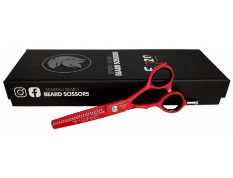 Degażówki nożyczki fryzjerskie 5,5 red teflon offs - 2