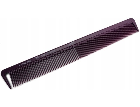 Zestaw grzebieni fryzjerskich fioletowych karbonowych 9 sztuk + futerał - 10