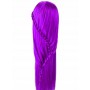 Główka treningowa Iza 60 cm purple, włos termiczny+ uchwyt, fryzjerska do czesania, głowa do ćwiczeń - 3