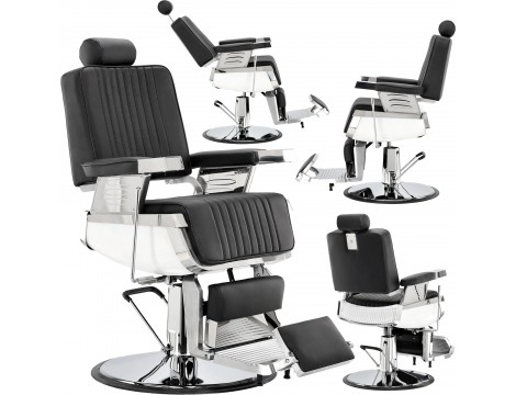 Fotel fryzjerski barberski hydrauliczny do salonu fryzjerskiego barber shop Parys Barberking