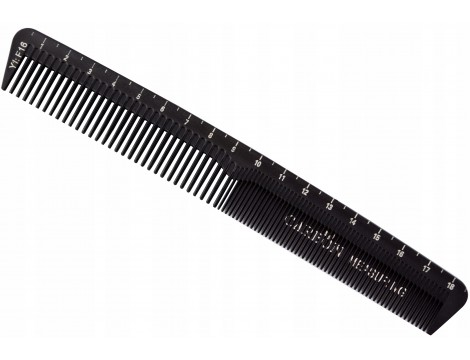 Grzebień do strzyżenia włosów z podziałką 18 cm F16