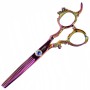 GEPARD Degażówki nożyczki praworęczne 5,5 offset fryzjerskie do strzyżenia włosów do salonu linia Superior