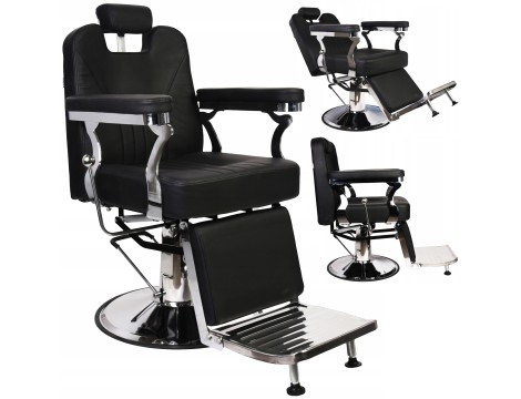 Fotel fryzjerski barberski hydrauliczny do salonu fryzjerskiego barber shop Menas Barberking w 24H