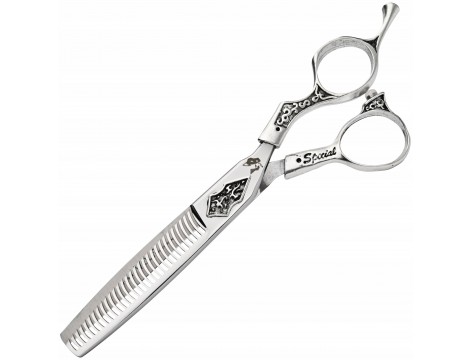 WOLF Degażówki nożyczki praworęczne 5,5 Oldi offset fryzjerskie do strzyżenia włosów do salonu linia Professional
