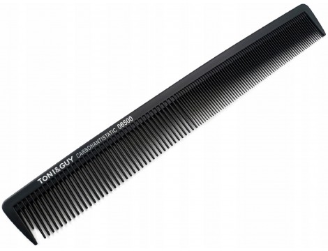 Grzebień fryzjerski włosów prosty karbon T&G 06500