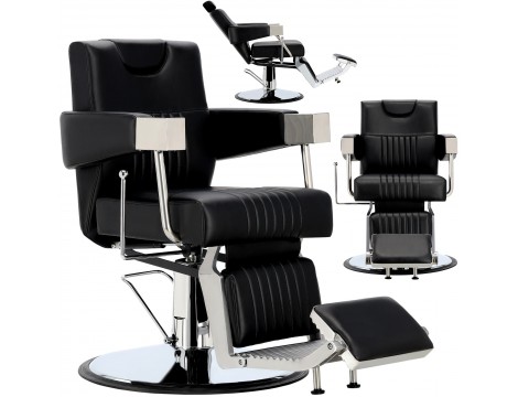 Fotel fryzjerski barberski hydrauliczny do salonu fryzjerskiego barber shop Agustín Barberking